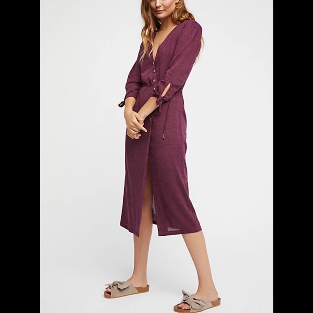 NWOT Free People Plum Dress